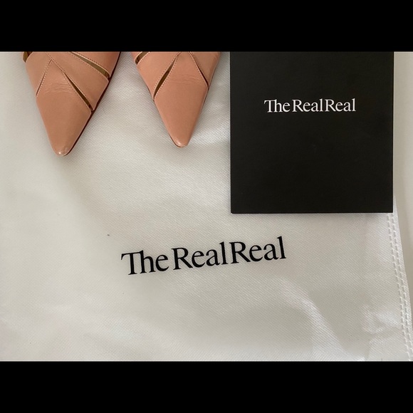 Jimmy Choo Leather Pointed Toe Sandals - Picture 6 of 6